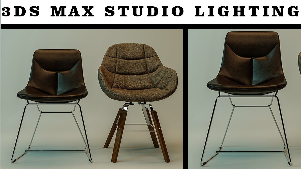 3ds max tutorial : Studio Lighting | Corona Render (2018)
