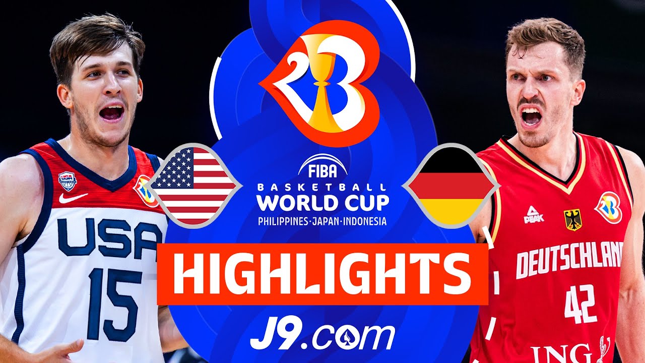 Germany 🇩🇪 stun USA 🇺🇸 to go to the World Cup Final | Semi-Finals | J9 Highlights | #FIBAWC 2023