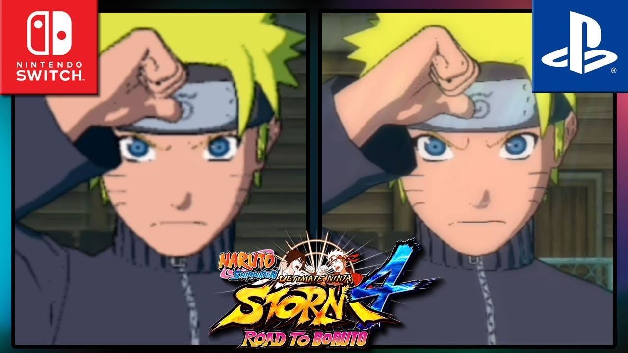 NARUTO SHIPPUDEN: Ultimate Ninja STORM 4 | Switch VS PS4 | Graphics Comparison & Frame Rate