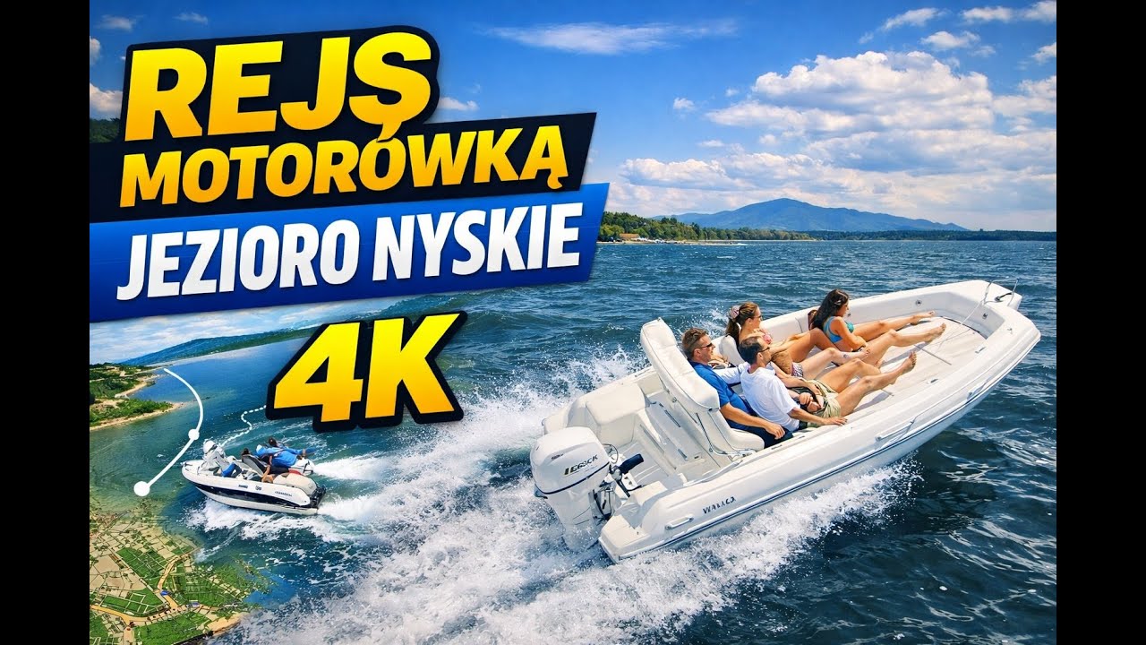Jezioro Nyskie – Godzinny Rejs Motorówką w 4K | Relaksujący Film z Natury