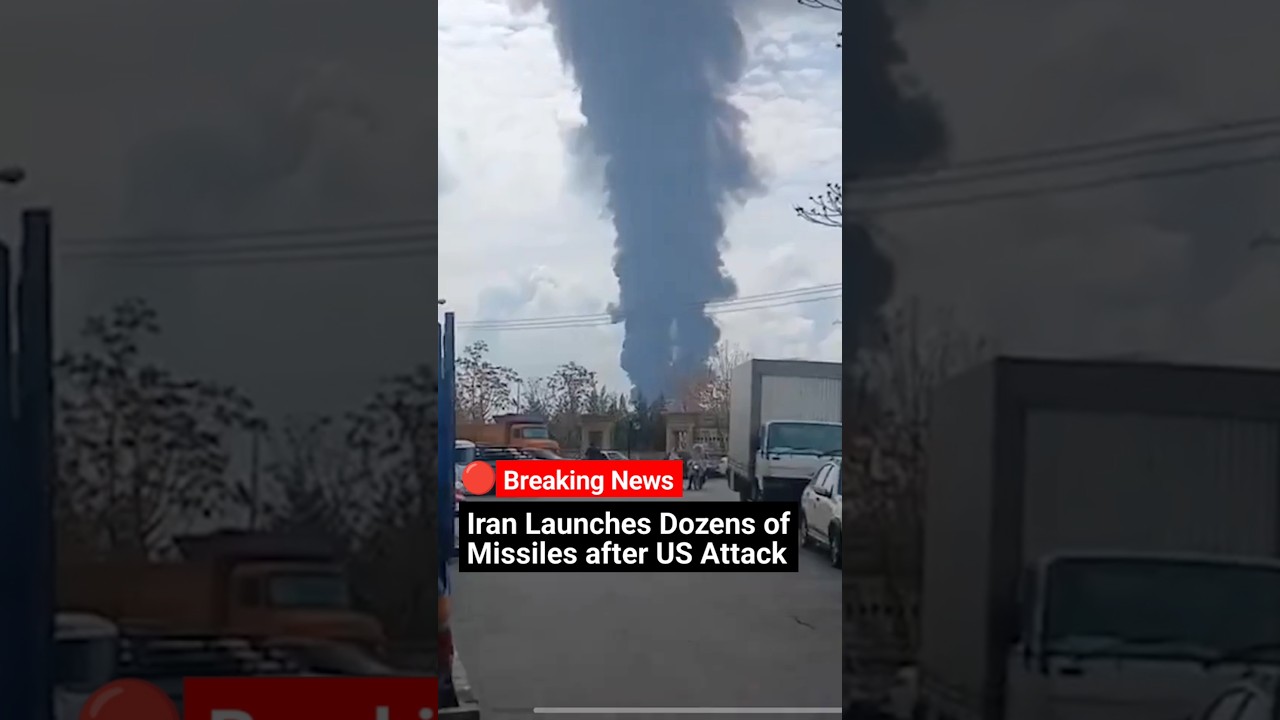 🔴 BREAKING NEWS: Iran Launches Dozens of Missiles after US Attack
