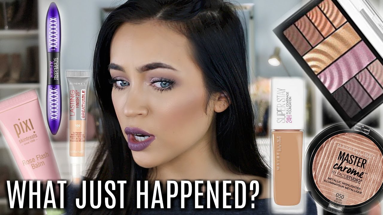 SO MUCH NEW DRUGSTORE MAKEUP! FIRST IMPRESSIONS W/PURPLE TONES | Stephanie Ledda