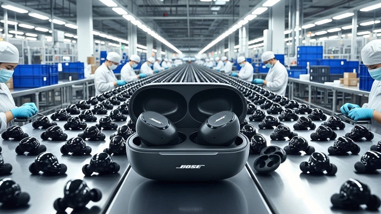 Inside the Bose Factory: How Bose QuietComfort Ultra Earbuds Are Made (Full Factory Process)