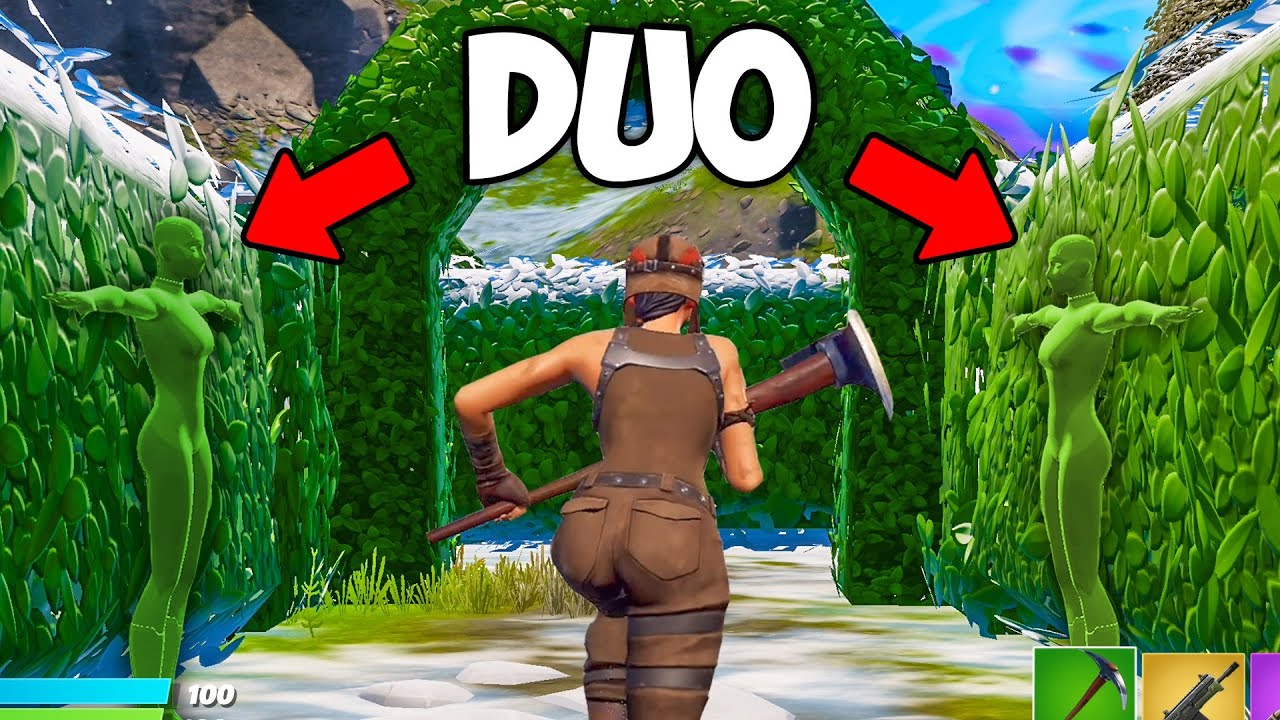 DUO Hide & Seek On The Entire Fortnite Map!
