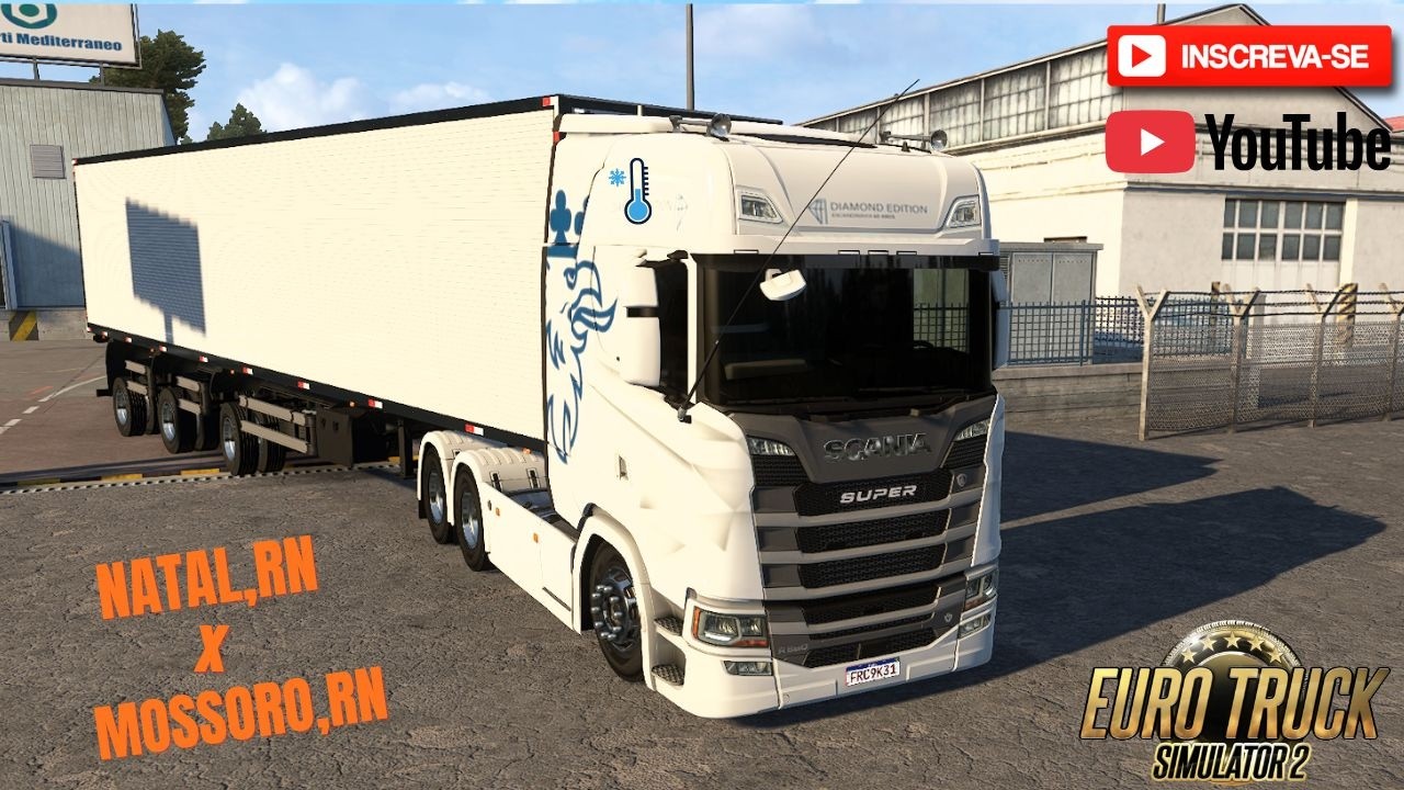 EURO TRUCK SIMULATOR 2... Camera Fria...  NATAL , RN x MOSSORO , RN