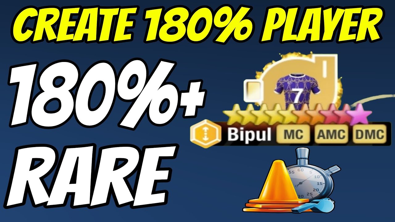 Create 180% player by training in Top Eleven 2025