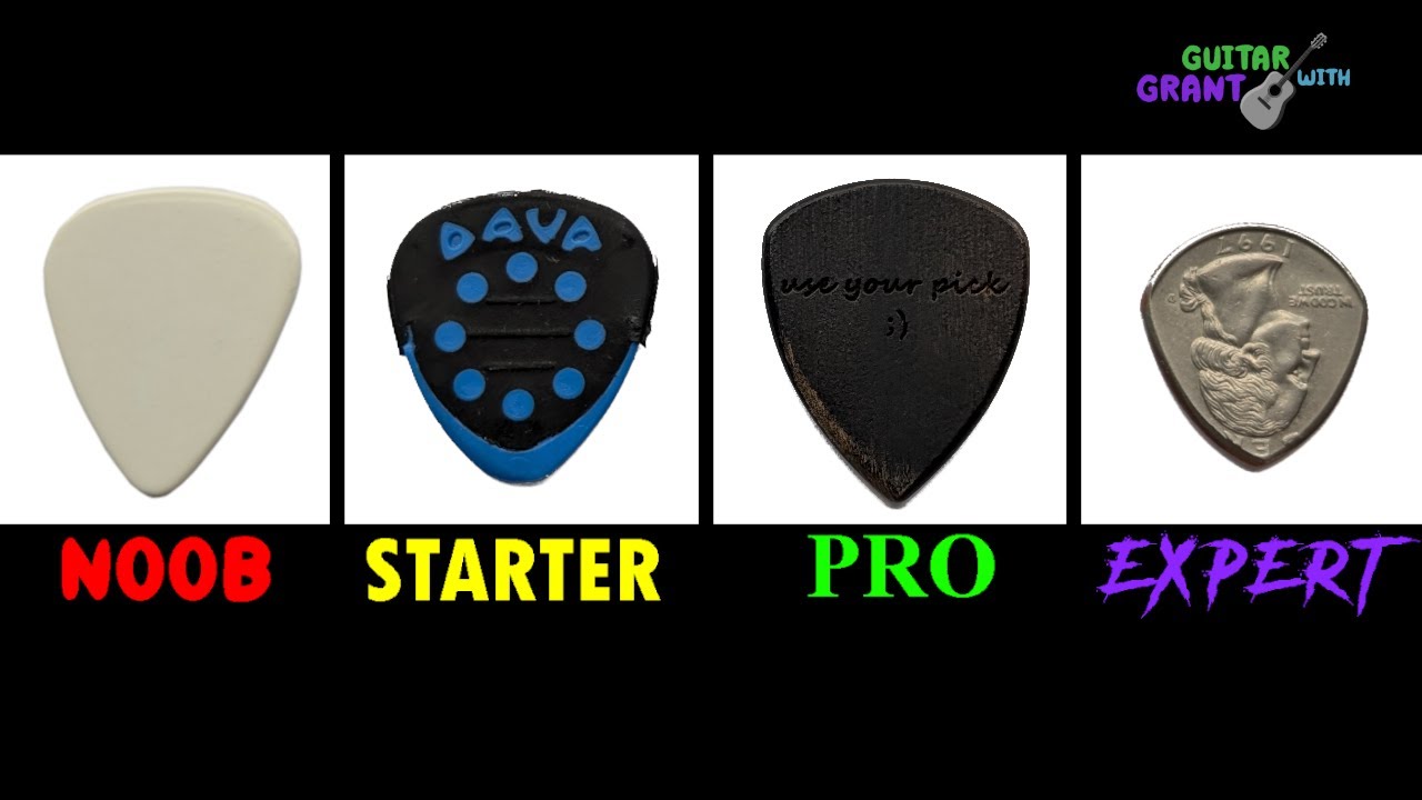 TESTING DIFFERENT GUITAR PICKS - Guitar With Grant