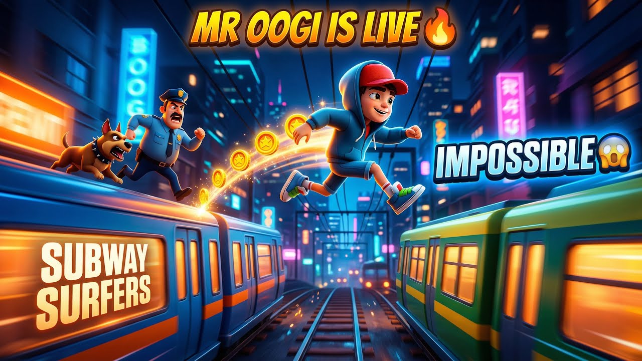 🚨Mr OOGI IS LIVE        🔴Subway surfers 🔥 |  #subwaysurfers #subway #SubwaySurfersLive #shortsfeed