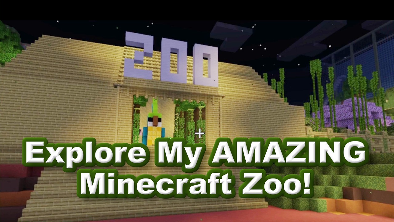 Explore My AMAZING Minecraft Zoo Entrance!