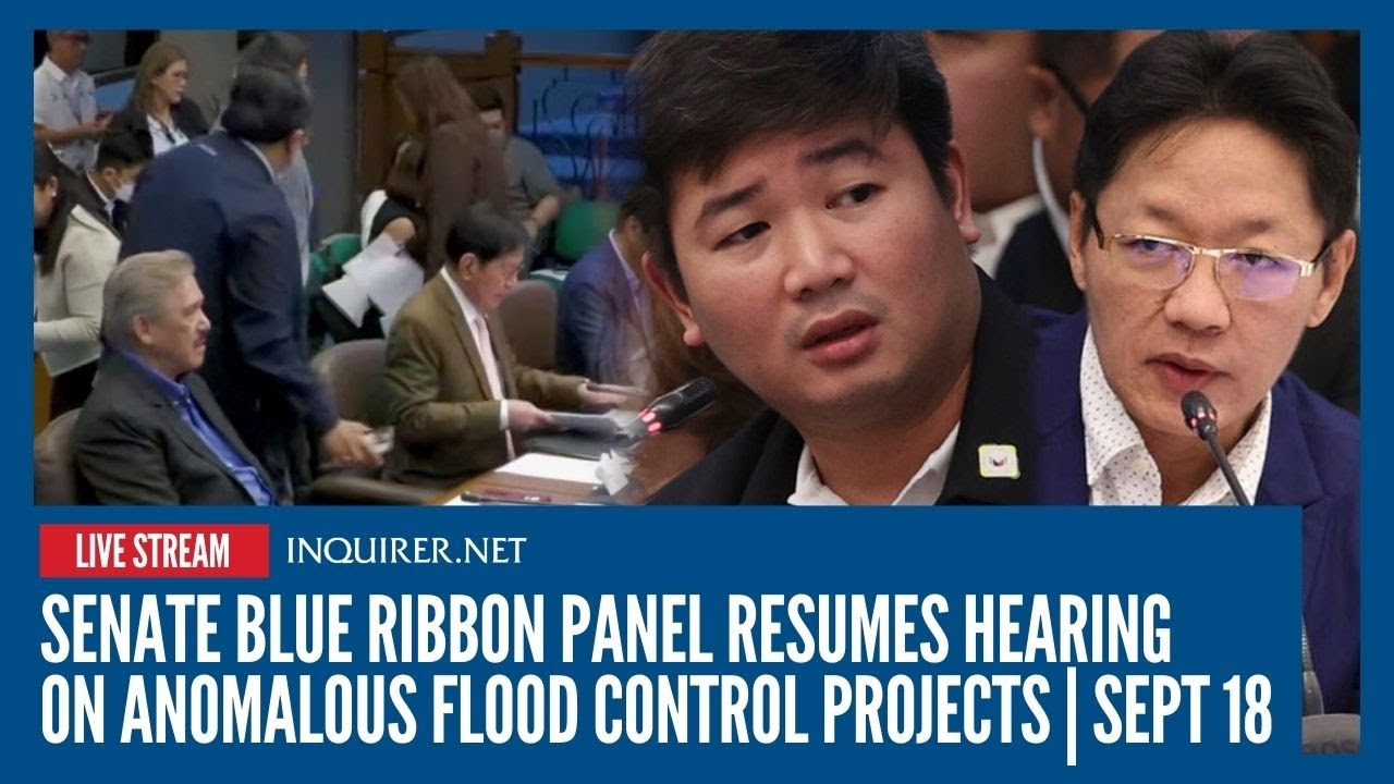 LIVE: Senate blue ribbon panel resumes hearing on anomalous flood control projects | Sept 18