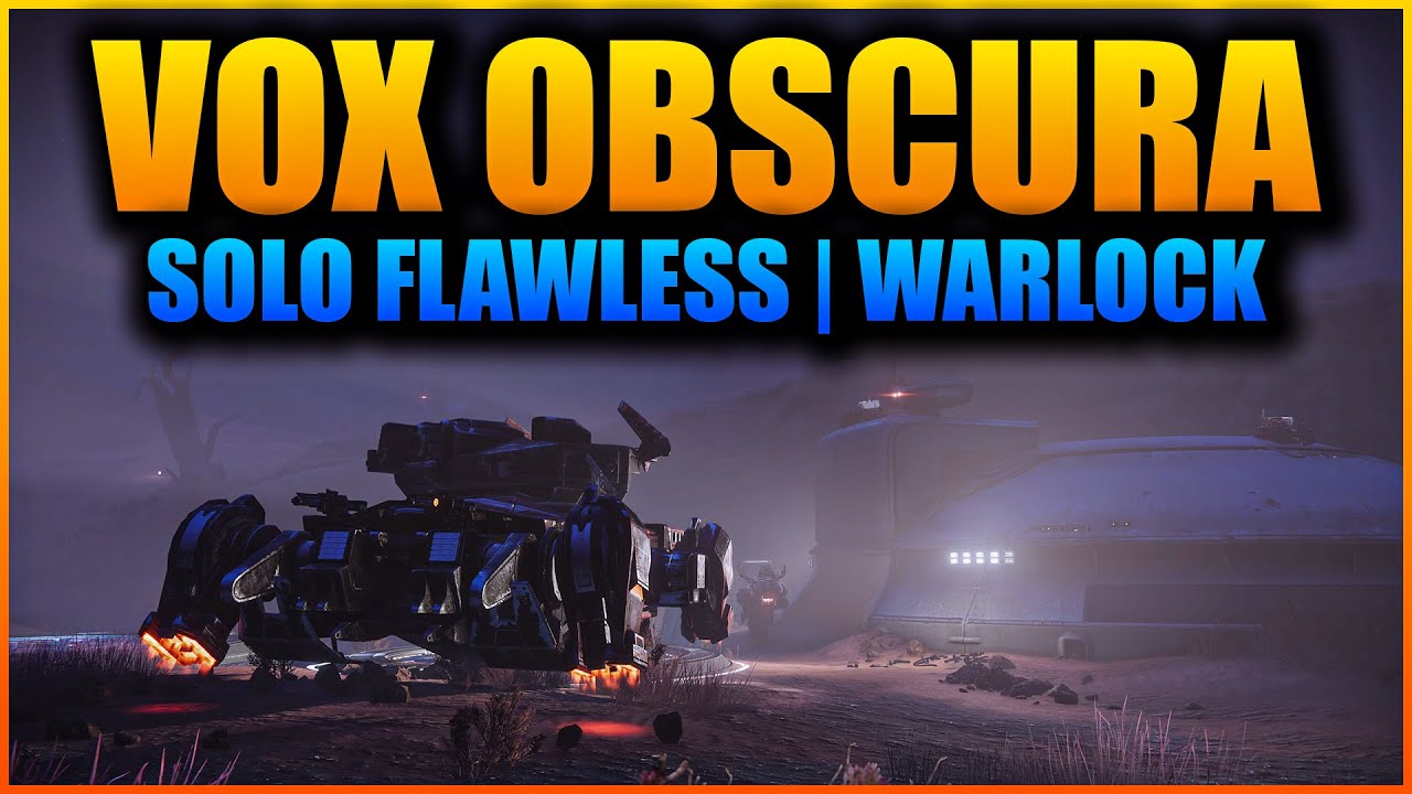 Destiny 2: How ANY Warlock Can Solo the VOX OBSCURA Mission! - Solo Flawless Voidwalker Guide