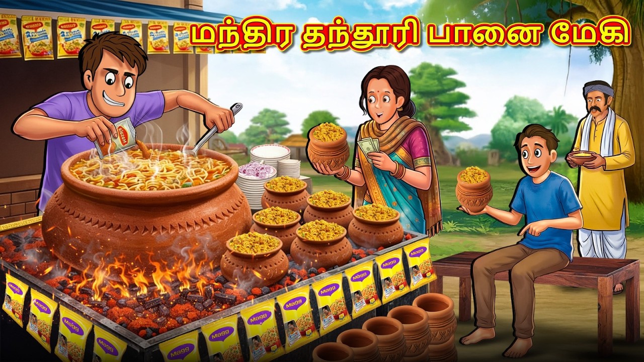 மந்திர தந்தூரி பானை மேகி | New Tamil Stories | தமிழ் கதைகள் | Tamil Kathai | Stories Tamil