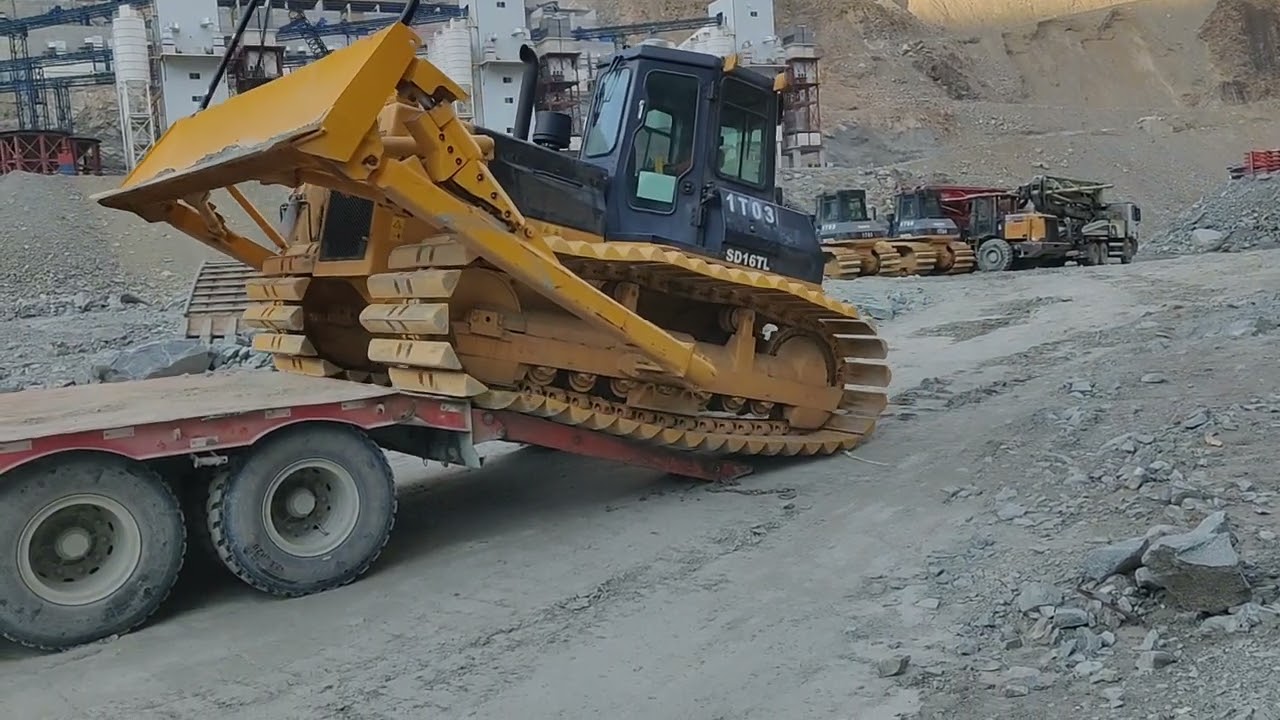 @Power loading machine#New#BulDozer move #Longcar Heavy machines 
