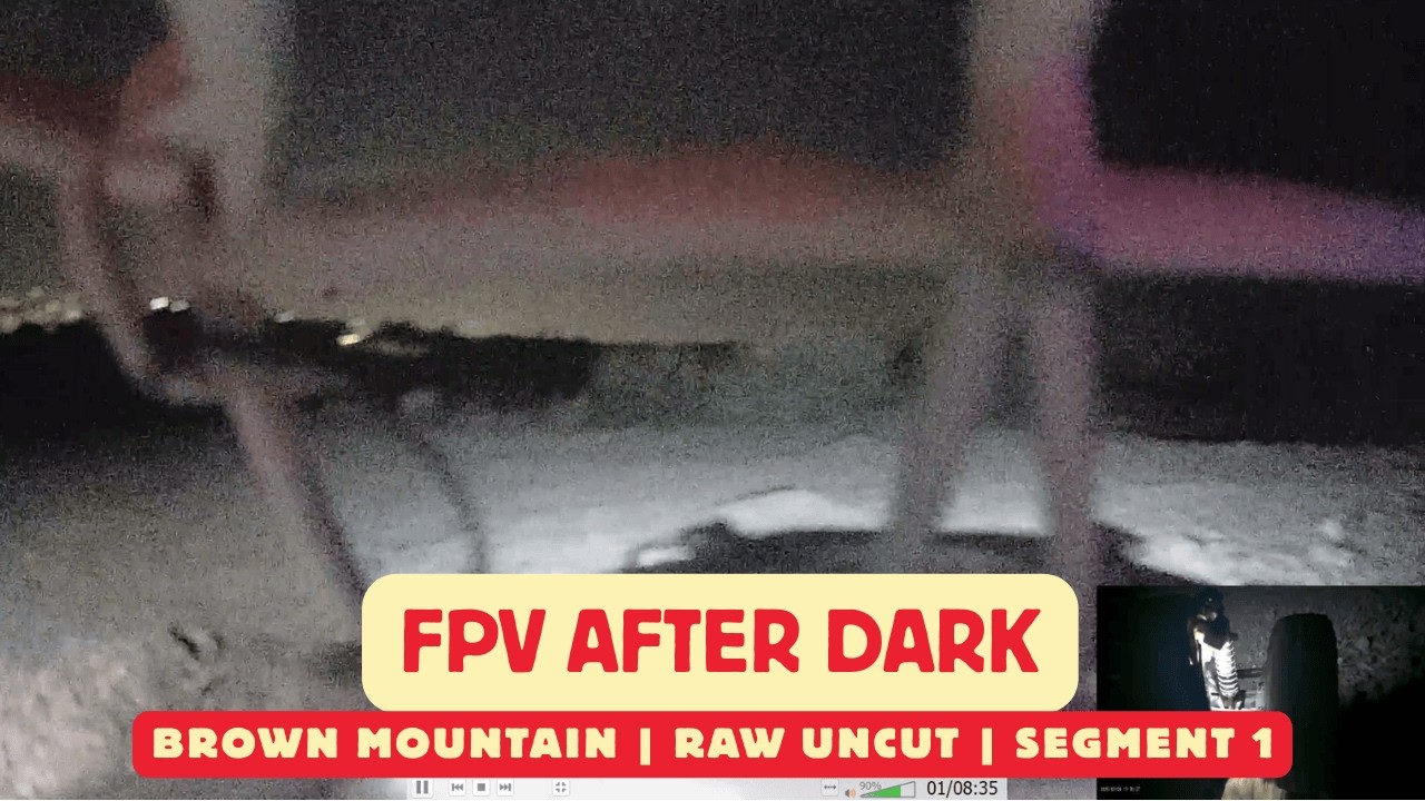 Head tracking 4K FPV Night Trail | Brown Mtn | FPV After Dark | Seg 1 #fpvrccar #rcoffoad #fpv 