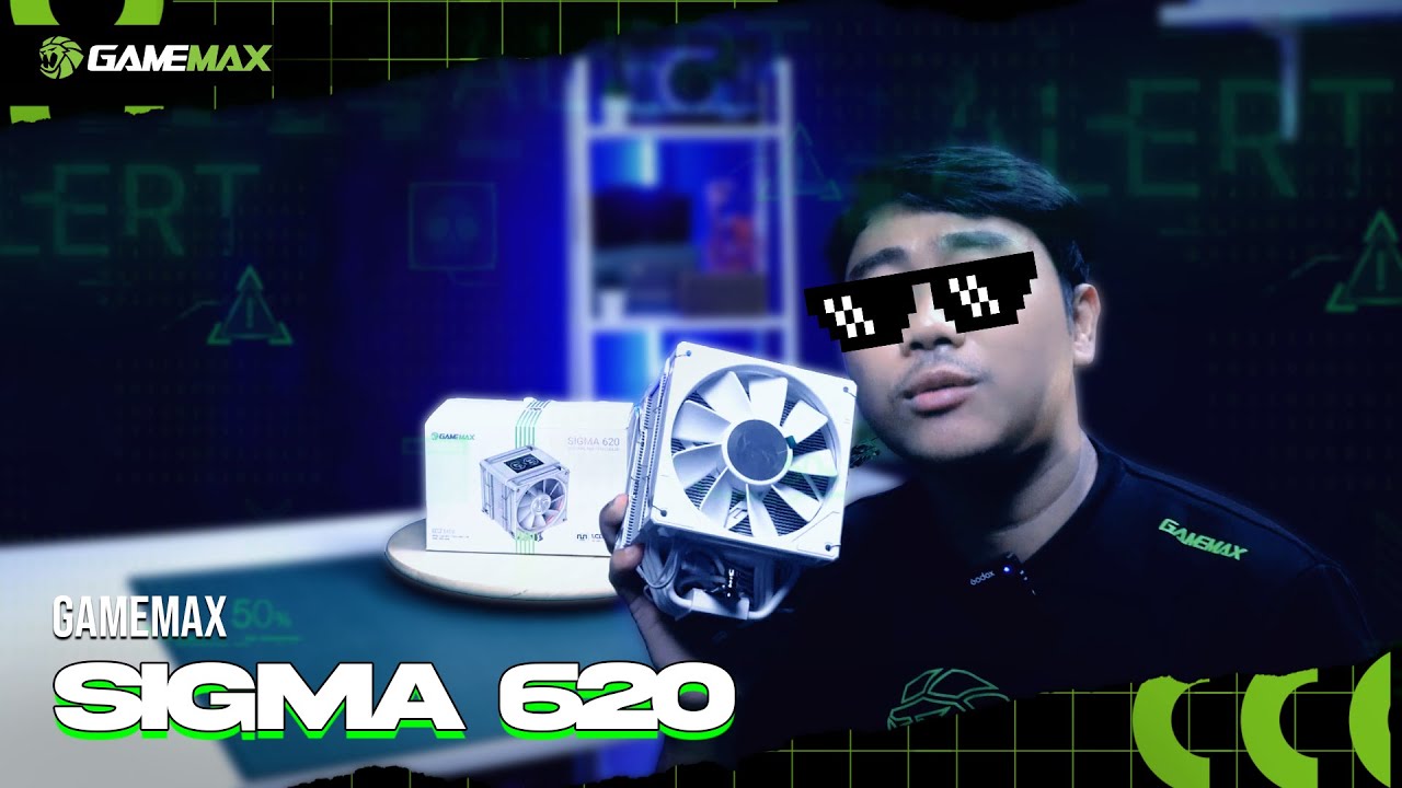 CPU Cooler LCD + ARGB? GameMax SIGMA 620 Review