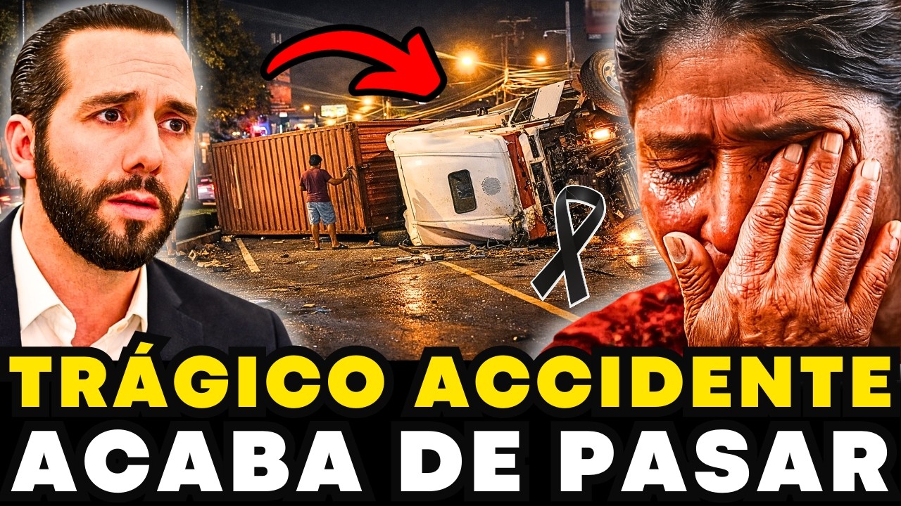 ACABA DE PASAR TRISTE TRAGEDIA EN EL SALVADOR RASTRAS SE DA VUELTA