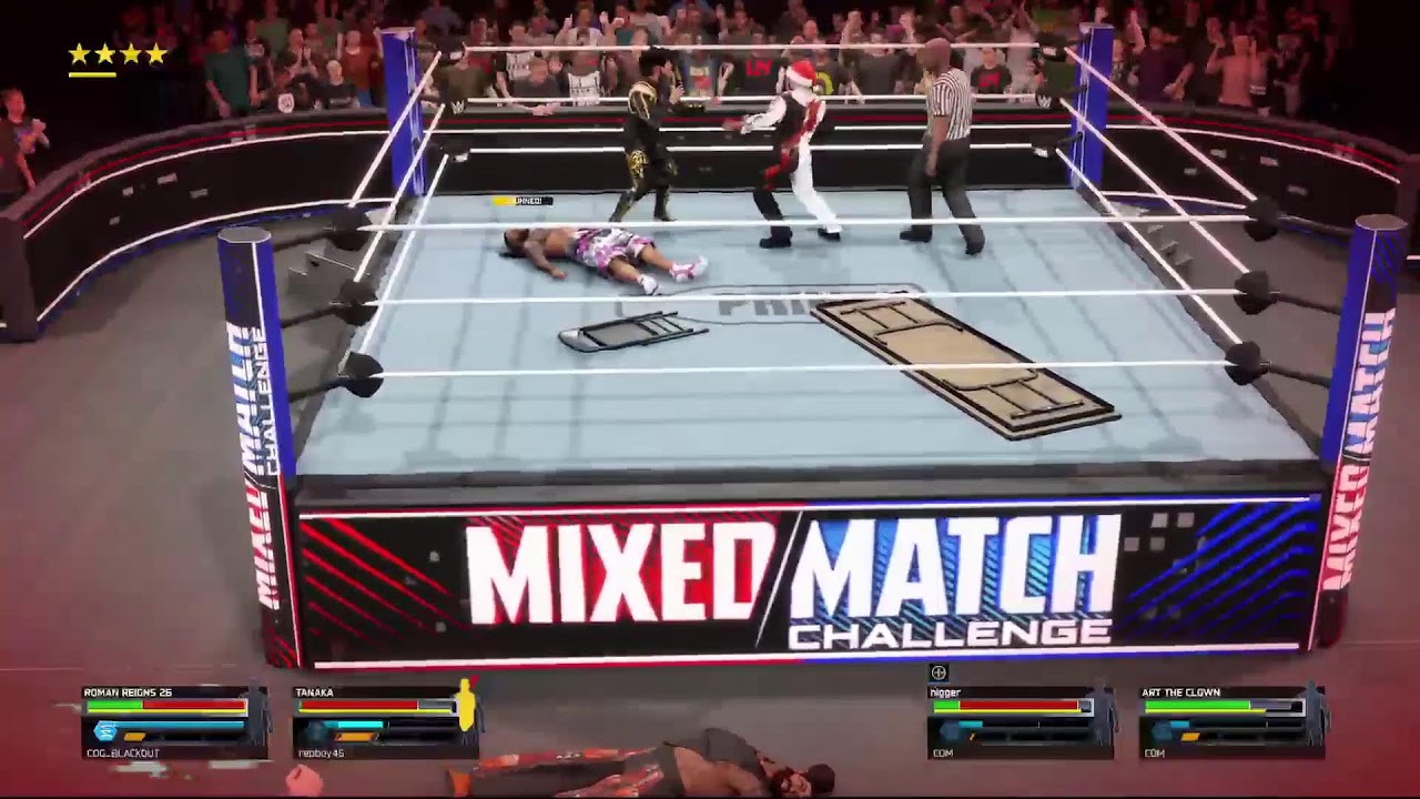 Inv been playing wwe since 11am no food