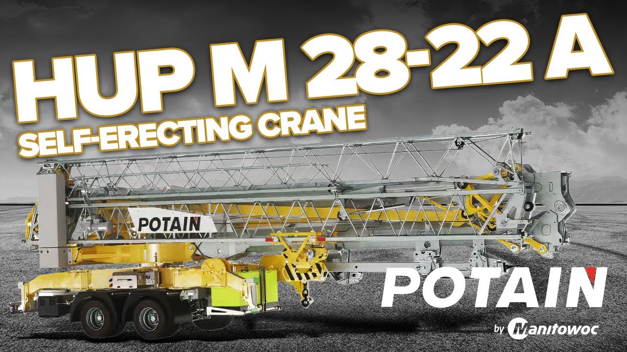 Potain Hup M 28-22 A Self-Erecting Crane | Cropac