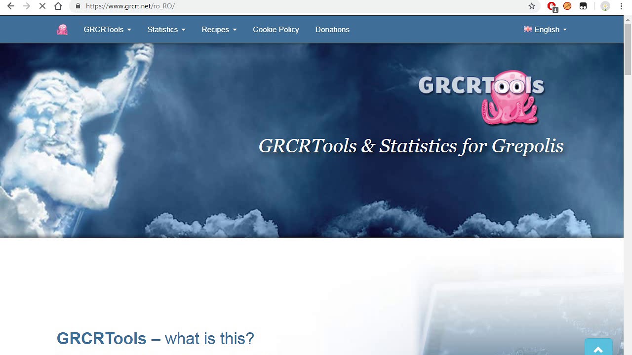 Instalare grepolis report converter