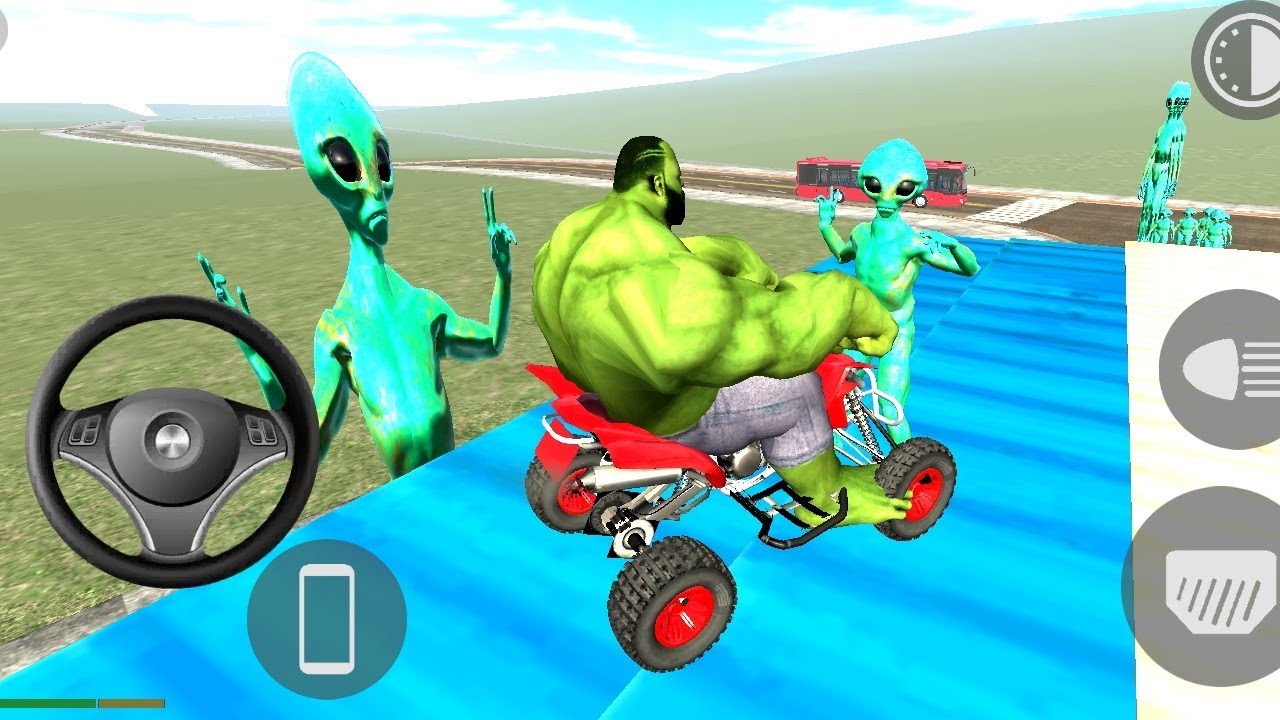Halk and Alien Zombie 👽 l|| Indian Bike Driving 3d Game || #indianbikedriving3dchallenge 