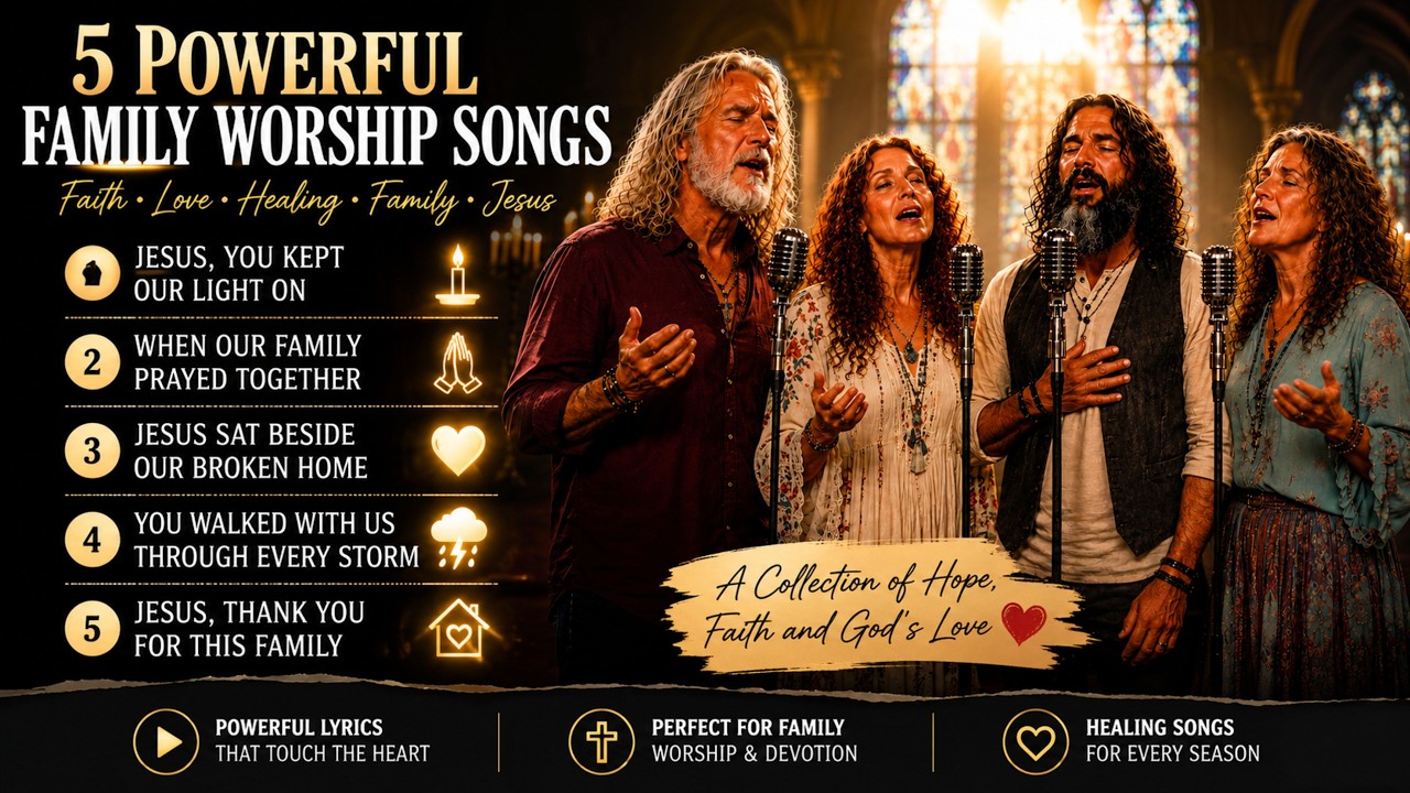 JESUS HEALED OUR HOME 🙏💔 | 5 Emotional Family Worship Songs by Michael Bennett & Family