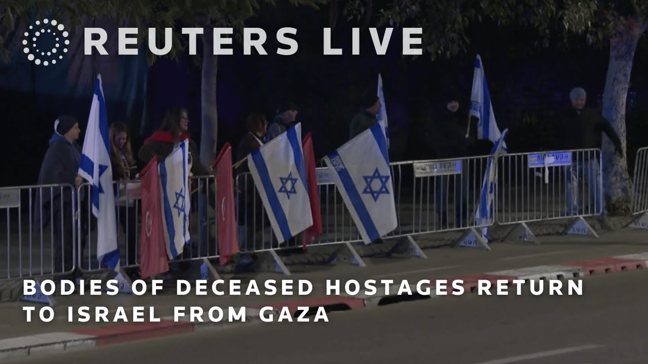 LIVE: Bodies of deceased hostages return to Israel from Gaza | REUTERS