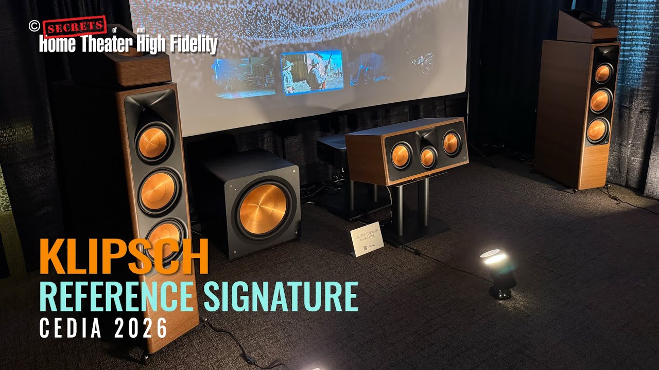 Głośniki z serii Klipsch Reference Signature zaprezentowane na CEDIA 2026