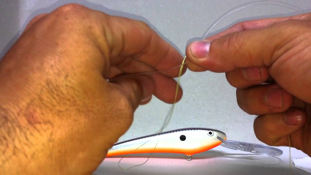 Uni&oacute;n de braided line con flourocarbono (reverse albright)