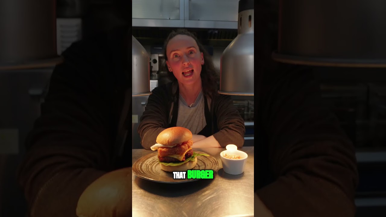 Yolko Ono Burger  3D Vegan Patty Heaven! #bbq #bbqmeat #burgerofthemonth #bestburger #burger