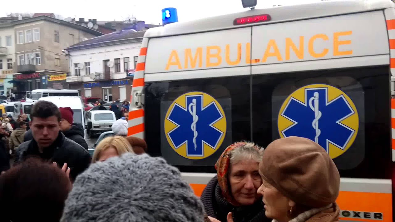 Аварія в центрі міста Бучач