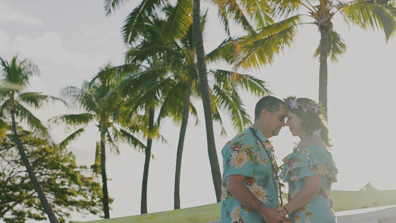 【Hawaii Vow Renewal Video】Kahanamoku Beach