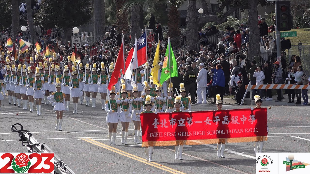 Taipei First Girls HS Marching Band - 2023 Pasadena Rose Parade