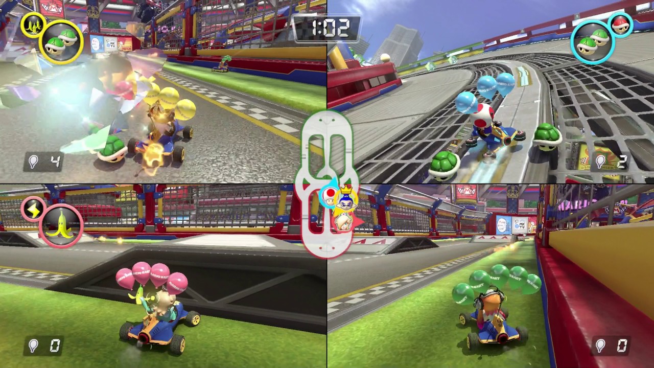 【ニンテンドースイッチ】マリオカート8 デラックス   ４人プレイ