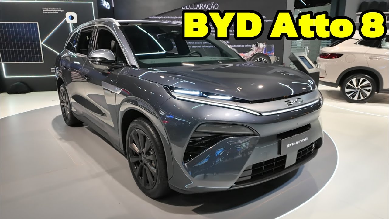 BYD Atto 8 dispon&iacute;vel no Brasil