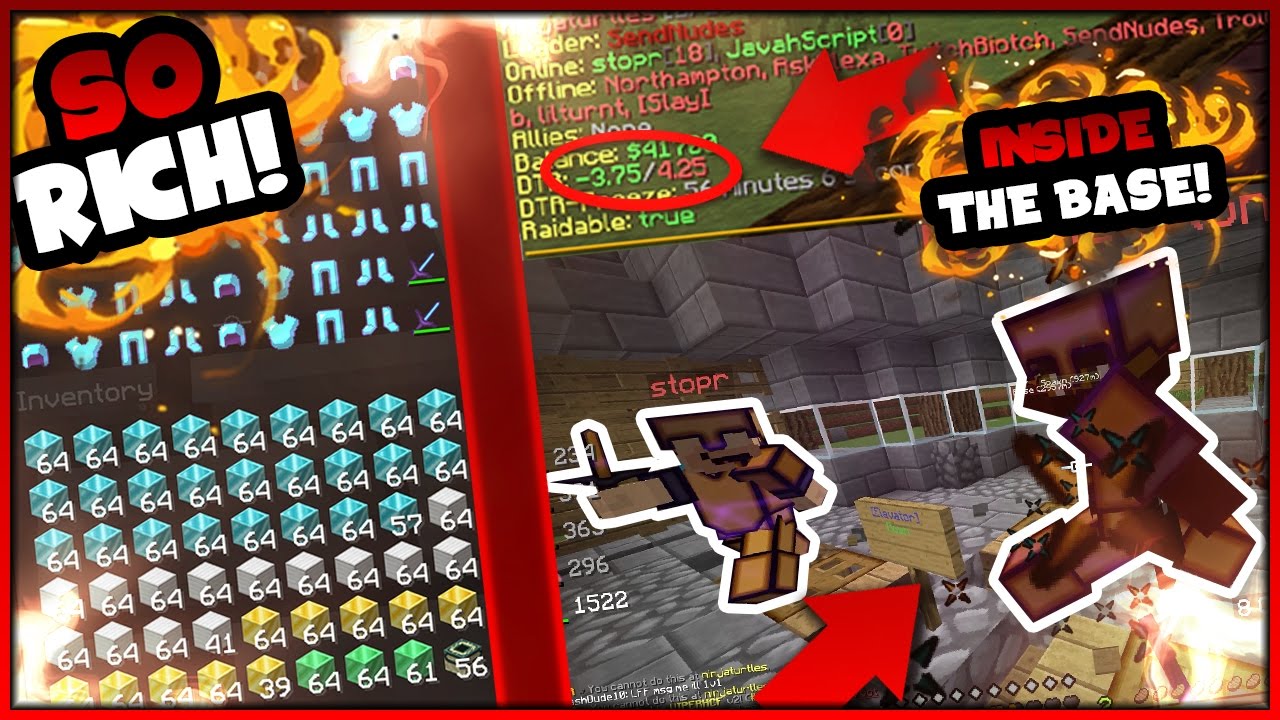Viper HCF - RICHEST INVIS RAID OF THE MAP!! (POWER FACTION RAIDABLE) [6]