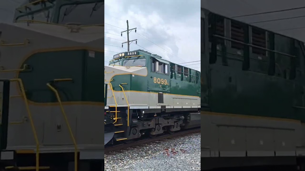 Newly Repainted Southern Railway HU Makes its First Run on the NS Lurgan Branch Since its Derailment