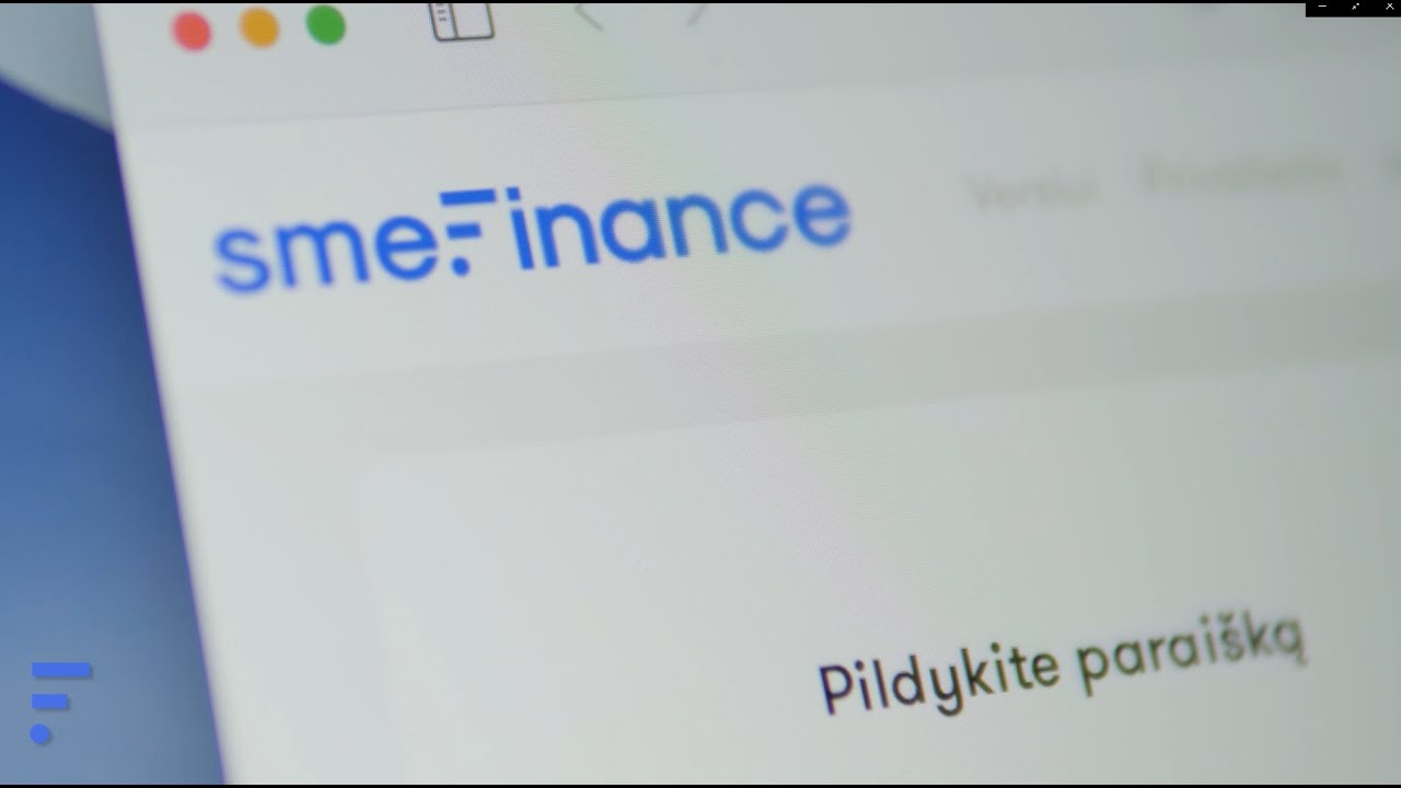 SME Finance. I&scaron;manus finansavimas verslui.