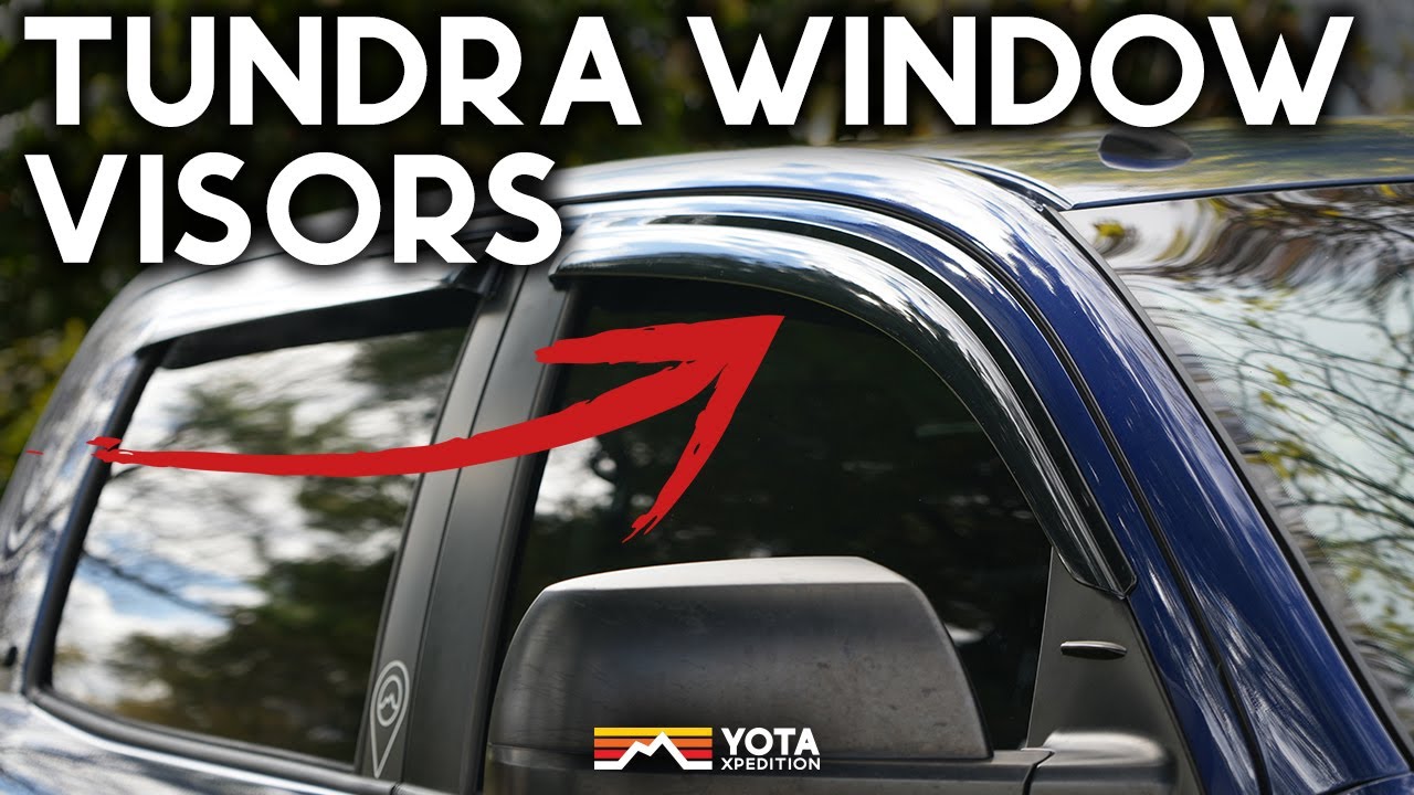 2007-2021 Tundra AVS Window Visors | Compare And Install