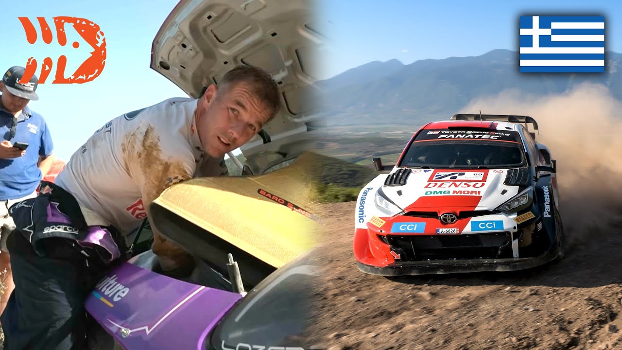 Disaster for Loeb and Rovanper&auml; - WRC Acropolis Rally Greece 2022 Saturday Morning Highlights