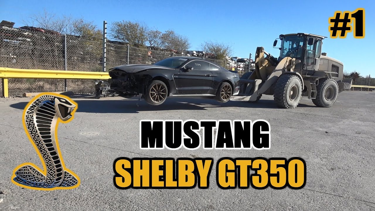 Rebuilding a Wrecked 2018 Ford Mustang Shelby GT350 Part 1