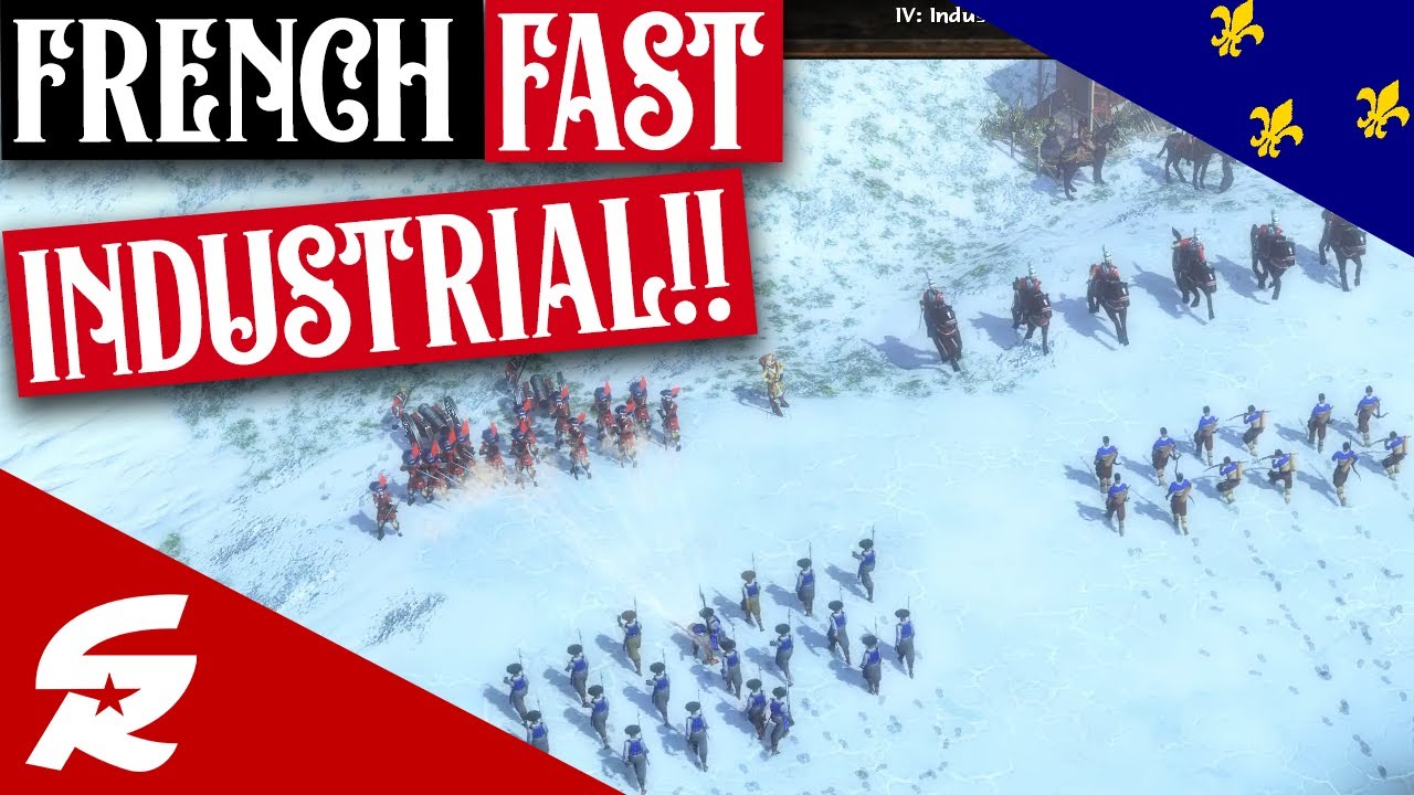 ФРАНЦУЗСКАЯ БЫСТРАЯ ПРОМЫШЛЕННОСТЬ!! | Школа стратегии | Age of Empires III
