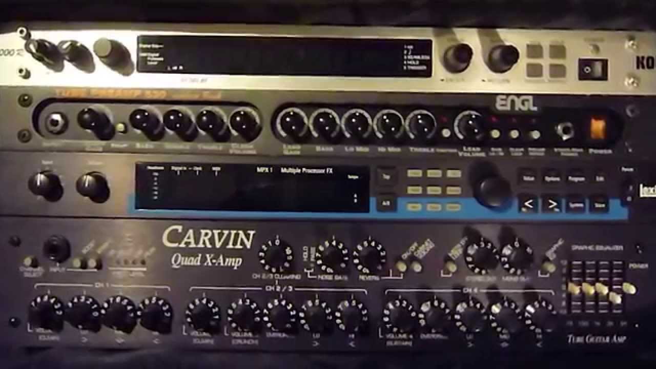 Carvin Quad-X Tube Preamp Demonstration