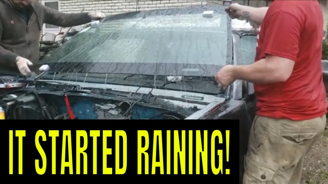 It Started Raining - Third Gen Camaro Windshield Install