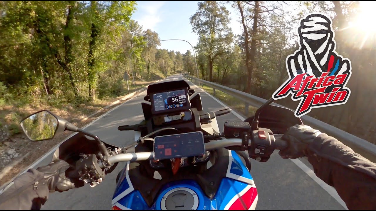 HONDA Africa Twin 1100 [RAW On board] Sant Llorenc Savall