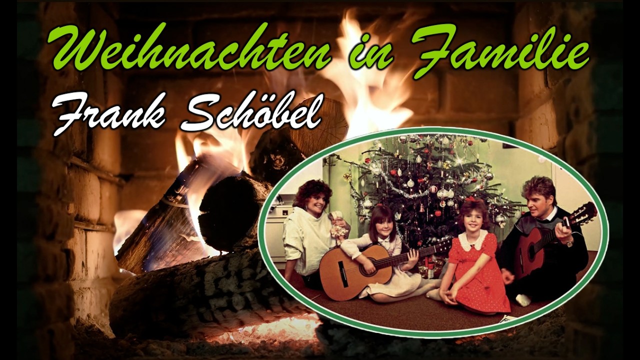 Frank Schöbel, Aurora Lacasa mit Odette und Dominique - Weihnachten in Familie (Fireplace Video)