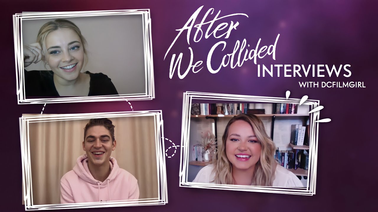AFTER WE COLLIDED Interviews - Josephine Langford, Hero Fiennes Tiffin, Anna Todd - DC Film Girl