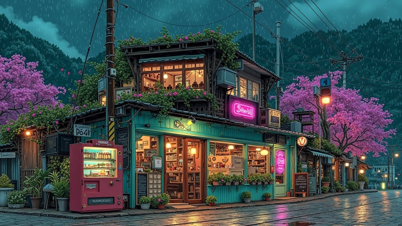 Японская Lo-fi Музыка: Расслабляющие Биты Дождливой Ночи для Учебы и Фокуса