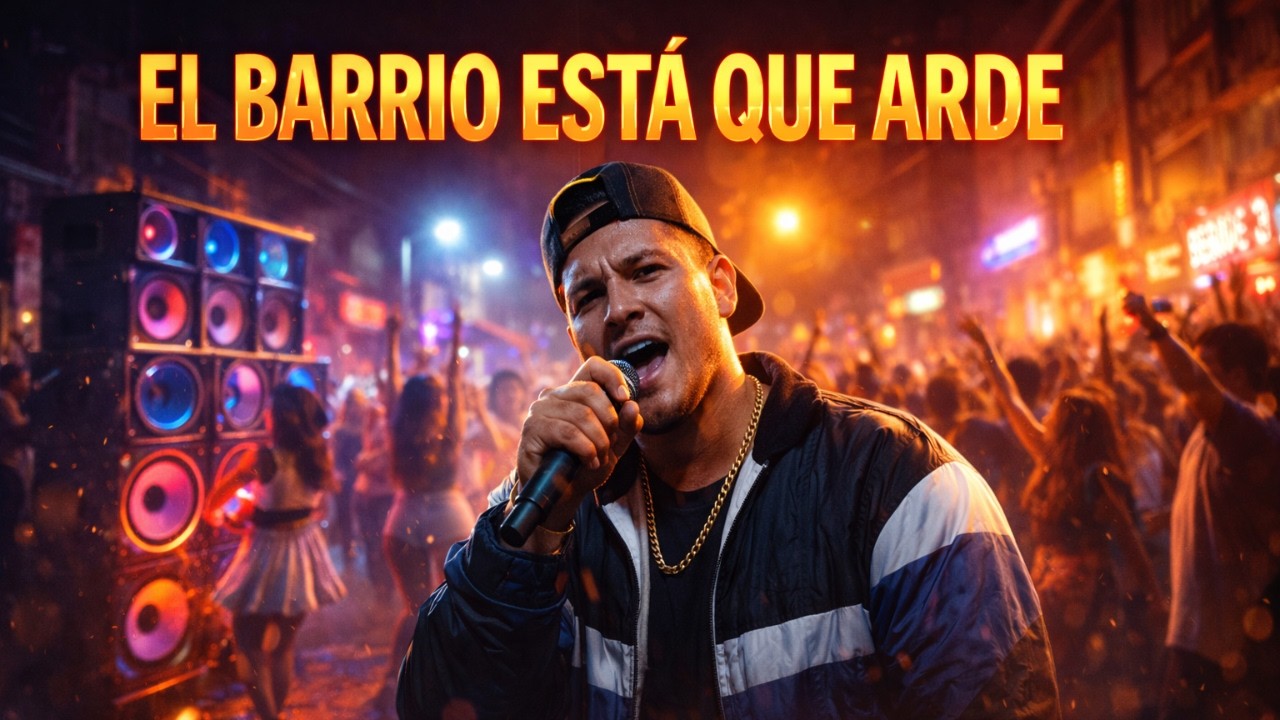SUDANDO EL BAJO – Cumbia Villera Chilena 🔥 La Fiesta del Barrio que Está Rompiendo Chile