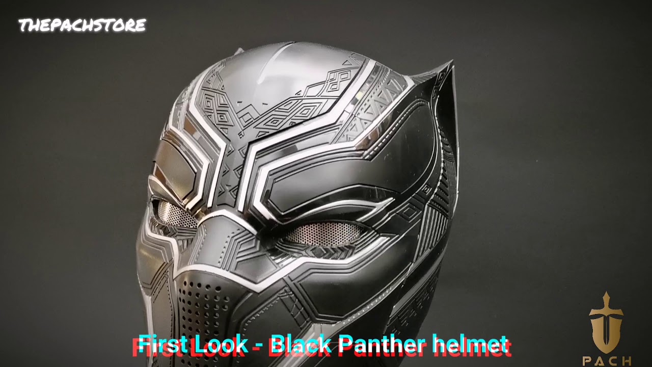 Officially licensed Black Panther Helmet 1:1 Life size wearable Prop Replica Avengers