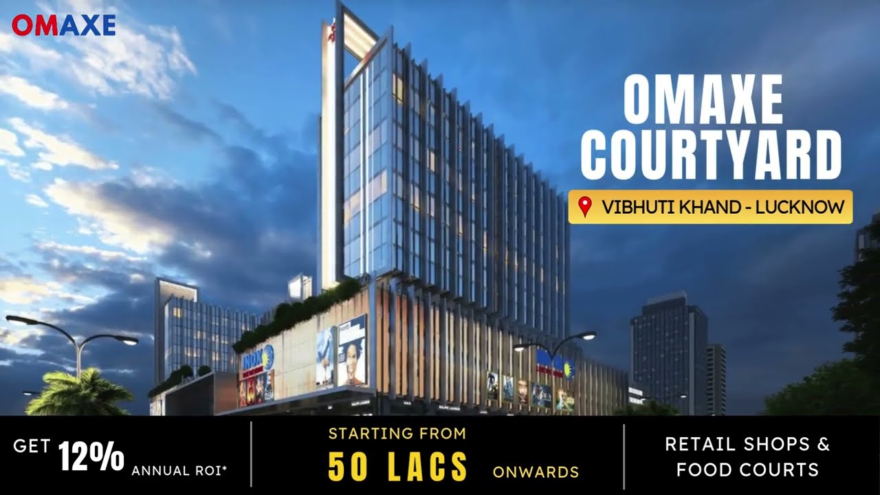 Omaxe Courtyard Lucknow | Best Retail & Food Court Investment | Prime Commercial Spaces
